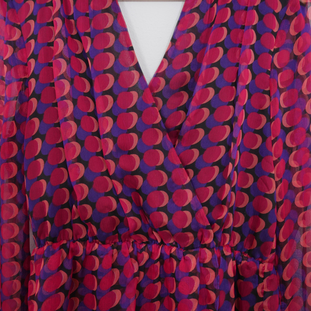 Long Sleeve Geo Pattern Dress - Picture 4 of 8